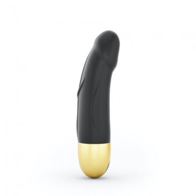 Вібратор Dorcel Real Vibration S Gold 2.0, діаметр 3,7см, перезаряджається, для точки G Вібратор Dorcel Real Vibration S Gold 2.0, діаметр 3,7см, перезаряджається, для точки G
