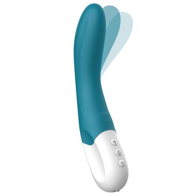 Вібратор зони G Liebe Bend It Rechargeable Ocean Blue, 10 режимів, дуже потужний, гнучкий стовбур