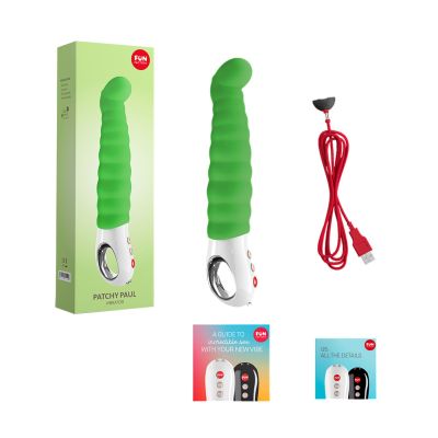 Вібратор зони G Fun Factory PATCHY PAUL fresh green, гнучкий, 12 режимів Вібратор зони G Fun Factory PATCHY PAUL fresh green, гнучкий, 12 режимів