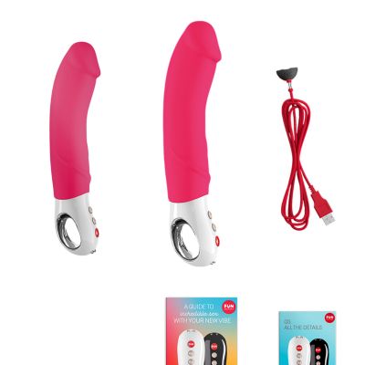 Вібратор для зони G Fun Factory BIG BOSS pink, дуже потужний, 23,5 см