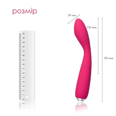 Вібратор для клітора та зони G Svakom Iris Plum Red