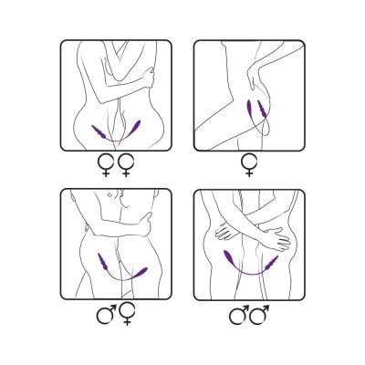 Вібратор двосторонній Adrien Lastic AD-2X з пультом LRS Вібратор двосторонній Adrien Lastic AD-2X з пультом LRS