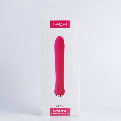 Вібратор із підігрівом Svakom Anya Plum Red