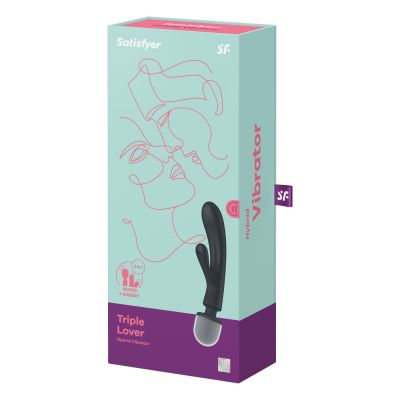Вібратор Satisfyer Triple Lover (Grey) Вібратор Satisfyer Triple Lover (Grey)