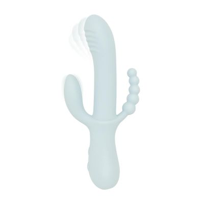 Вібратор-кролик Good Vibes Only - SAGE Triple Stimulation Vibe Soft Silicone - Blue Вібратор-кролик Good Vibes Only - SAGE Triple Stimulation Vibe Soft Silicone - Blue