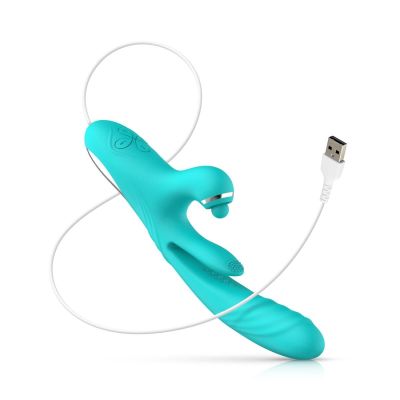 Вібратор-кролик Good Vibes Only - Lisa Thrusting Rabbit Vibrator with G-Spot Stimulator Вібратор-кролик Good Vibes Only - Lisa Thrusting Rabbit Vibrator with G-Spot Stimulator