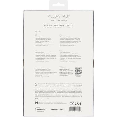 Розкішний вібратор-кролик Pillow Talk — Kinky Teal із кристалом «Сваровські», потужний