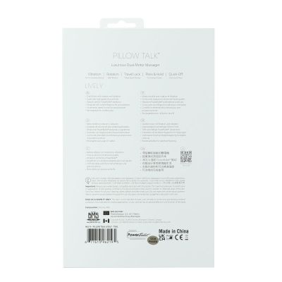 Розкішний кролик із ротацією та вібрацією Pillow Talk Lively Teal, кристал «Сваровскі», потрійний відросток