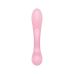 Двосторонній вібратор-кролик Satisfyer Triple Oh Pink, 3 мотори, руків’я-масажер