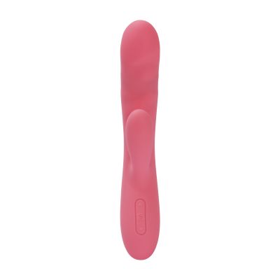 Вібратор-кролик Svakom Avery Strawberry Pink зі стовбуром, що рухається, рух вперед-назад Вібратор-кролик Svakom Avery Strawberry Pink зі стовбуром, що рухається, рух вперед-назад