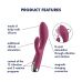 Вібратор-кролик Satisfyer Spinning Rabbit 1 Red Вібратор-кролик Satisfyer Spinning Rabbit 1 Red
