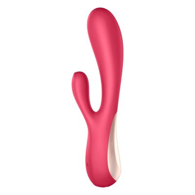 Смартвібратор-кролик Satisfyer Mono Flex Red, 2 мотори, керування через інтернет
