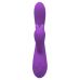 Вібратор-кролик Wooomy Gili-Gili Vibrator with Heat Purple, відросток з вушками, підігрів до 40 °С