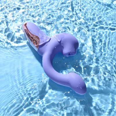 Смарт-вібратор Magic Motion Ponder Purple, подвійна стимуляція, віброяйце+язичок для клітора