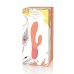 Вібратор-кролик Rianne S: Xena Peach/Coral, 10 режимів, медичний силікон, подарункове паковання