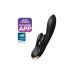 Смартвібратор-кролик із подвійним відростком Satisfyer Double Flex Black