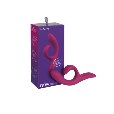 Смартвібратор-кролик We-Vibe Nova Fuchsia, ергономічний, регульований кут нахилу стовбура