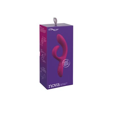 Смартвібратор-кролик We-Vibe Nova Fuchsia, ергономічний, регульований кут нахилу стовбура