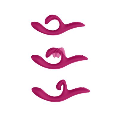 Смартвібратор-кролик We-Vibe Nova Fuchsia, ергономічний, регульований кут нахилу стовбура