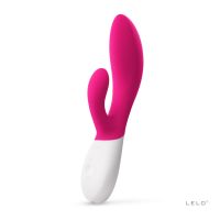Вібратор-кролик LELO Ina Wave 2 Cerise, манливий рух стовбура + вібрації 