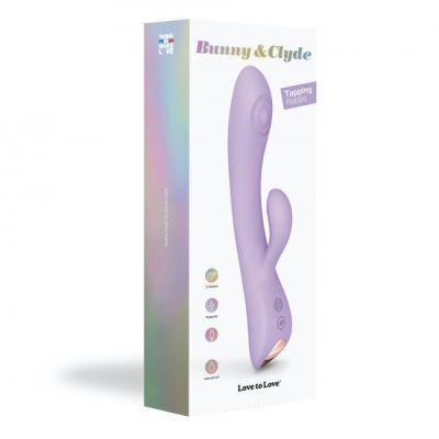 Вібратор-кролик зі спрямованим масажем зони G - Love To Love Bunny&Clyde - Viva Mauve Вібратор-кролик зі спрямованим масажем зони G - Love To Love Bunny&Clyde - Viva Mauve