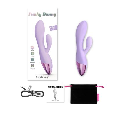 Вібратор-кролик Love To Love FUNKY BUNNY - VIVA MAUVE Вібратор-кролик Love To Love FUNKY BUNNY - VIVA MAUVE