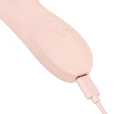 Вібратор-кролик Good Vibes Only - SHAI Thrusting Vibrator Soft Silicone - Pink