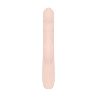 Вібратор-кролик Good Vibes Only - SHAI Thrusting Vibrator Soft Silicone - Pink