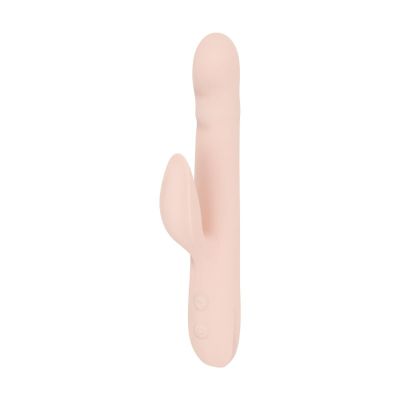 Вібратор-кролик Good Vibes Only - SHAI Thrusting Vibrator Soft Silicone - Pink
