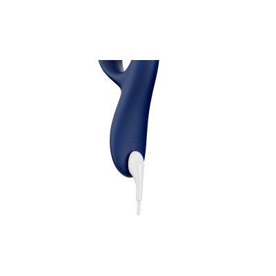 Смартвібратор-кролик We-Vibe Nova Midnight Blue, ергономічний, регульований кут нахилу стовбура