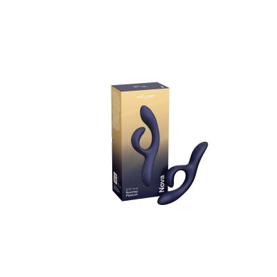 Смартвібратор-кролик We-Vibe Nova Midnight Blue, ергономічний, регульований кут нахилу стовбура