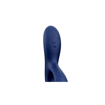 Смартвібратор-кролик We-Vibe Nova Midnight Blue, ергономічний, регульований кут нахилу стовбура