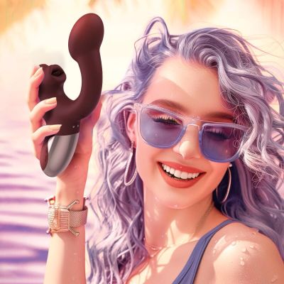 Смарт-вібратор Magic Motion Ponder Red, подвійна стимуляція, віброяйце+язичок для клітора Смарт-вібратор Magic Motion Ponder Red, подвійна стимуляція, віброяйце+язичок для клітора