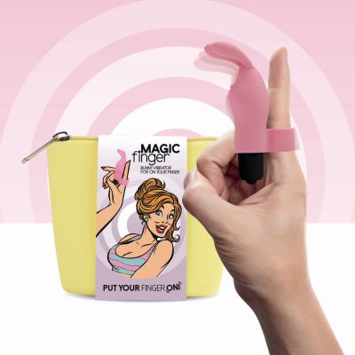 Вібратор на палець FeelzToys Magic Finger Vibrator Pink Вібратор на палець FeelzToys Magic Finger Vibrator Pink