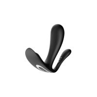 Подвійний смартвібратор у трусики Satisfyer Top Secret+ Black