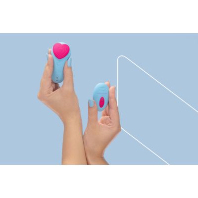 Вібратор у трусики FairyGasm HeartGem blue Вібратор у трусики FairyGasm HeartGem blue