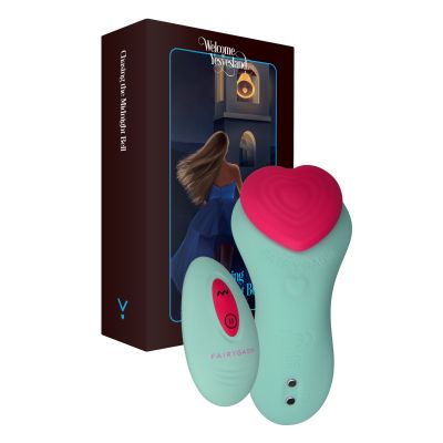 Вібратор у трусики FairyGasm HeartGem green