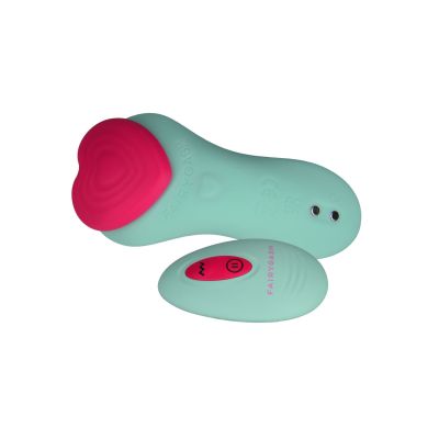 Вібратор у трусики FairyGasm HeartGem green