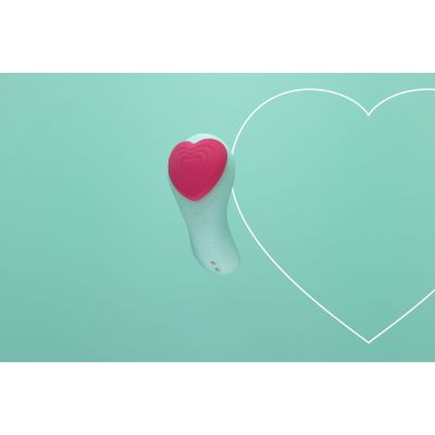 Вібратор у трусики FairyGasm HeartGem green