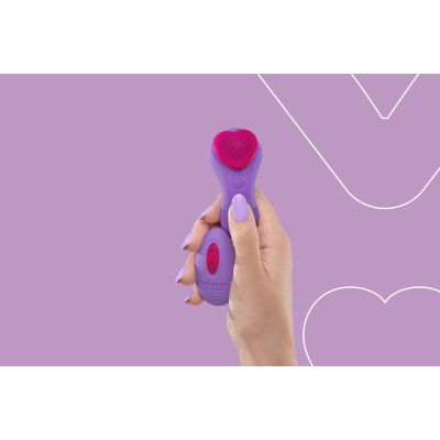 Вібратор у трусики FairyGasm HeartGem violet Вібратор у трусики FairyGasm HeartGem violet