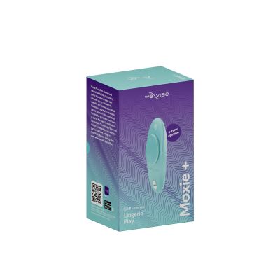 Смартвібратор у трусики We-Vibe Moxie+ Aqua, оновлений пульт ДК