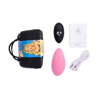 Вібратор в трусики FeelzToys Panty Vibrator Pink з пультом дистанційного керування, 6 режимів роботи Вібратор в трусики FeelzToys Panty Vibrator Pink з пультом дистанційного керування, 6 режимів роботи