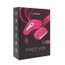 Вібратор у трусики Liebe Panty Vibe Recargable Cerise, нагрів до 39 °C, пульт, трусики S-M в комплекті