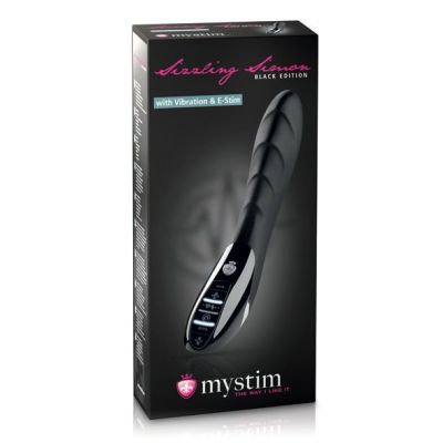 Вібратор з електростимуляцією Mystim Sizzling Simon eStim Black, міостімулятор Вібратор з електростимуляцією Mystim Sizzling Simon eStim Black, міостімулятор