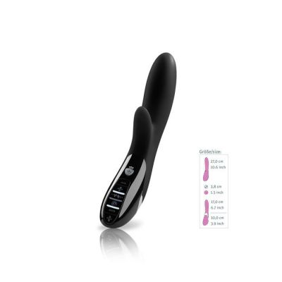 Вібратор-кролик з електростимуляцією Mystim Daring Danny eStim Black, міостимулятор Вібратор-кролик з електростимуляцією Mystim Daring Danny eStim Black, міостимулятор