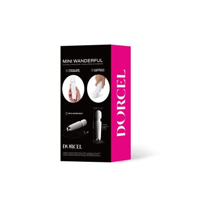 Мінівібромасажер Dorcel Wand Mini Wanderful White Мінівібромасажер Dorcel Wand Mini Wanderful White