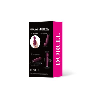 Мінівібромасажер Dorcel Wand Mini Wanderful Plum Мінівібромасажер Dorcel Wand Mini Wanderful Plum
