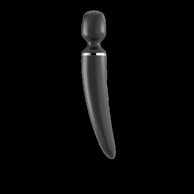 Вібромасажер Satisfyer Wand-er Woman (Black/Gold), водонепроникний, потужний, розмір XXL Вібромасажер Satisfyer Wand-er Woman (Black/Gold), водонепроникний, потужний, розмір XXL