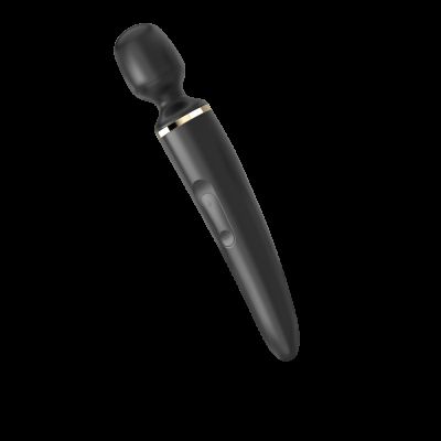 Вібромасажер Satisfyer Wand-er Woman (Black/Gold), водонепроникний, потужний, розмір XXL Вібромасажер Satisfyer Wand-er Woman (Black/Gold), водонепроникний, потужний, розмір XXL