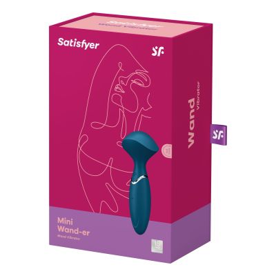 Вібромасажер Satisfyer Mini Wand-er Blue Вібромасажер Satisfyer Mini Wand-er Blue